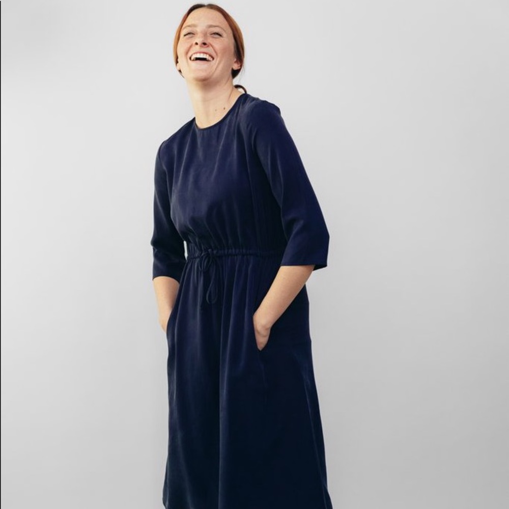 NWT Solika Navy Dev Dress